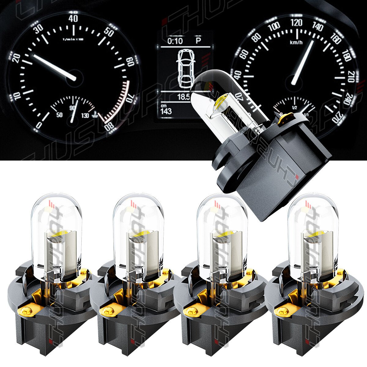 Dash Instrument Cluster Gauge White SMD LED LIGHT BULB Fit 1970-81 Chevy Camaro