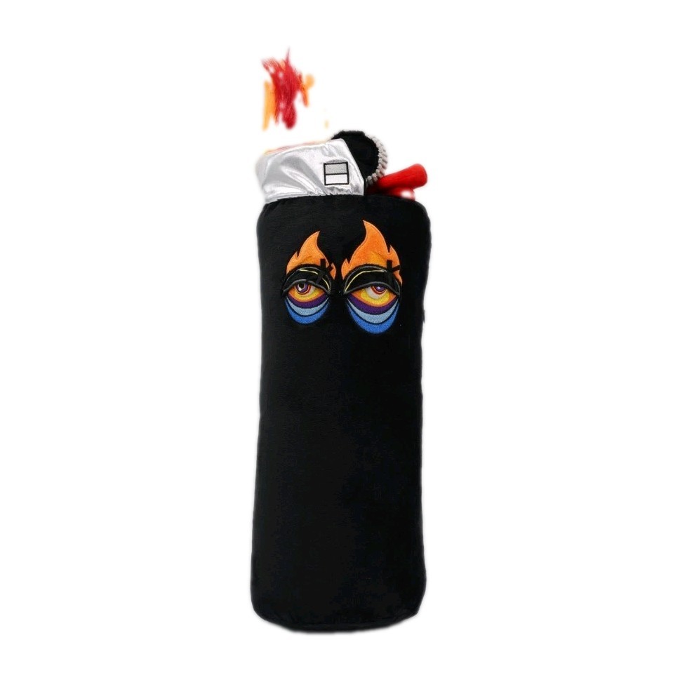 Dazed Society Plush Decorative Black Lighter Pillow Rare Collab Sealed