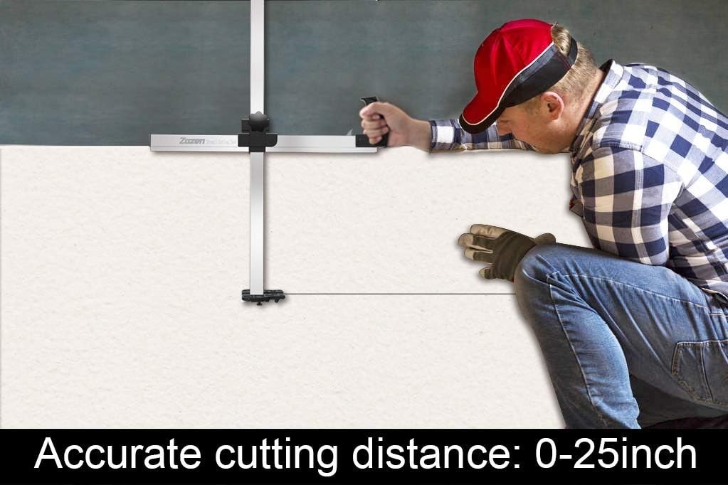 Drywall Cutting Tool, Foldable Drywall Cutter, Metric + Imperial Scale, Easy ...