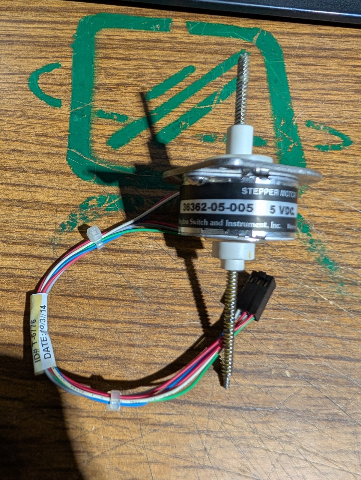 Stepper Motor Haydon Switch 36362-05-005 - 5VDC - 5 W- Shaft -FAST SHIPPING #S67
