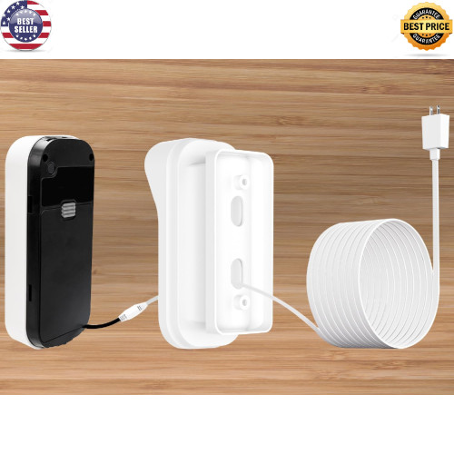 20ft Power Adapter Kit for myQ Smart Garage Video Keypad Angle Adjustable NEW