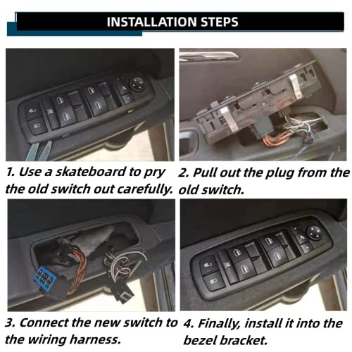 93570-3K010 Front Driver Side Power Window Master Control Switch Replacement