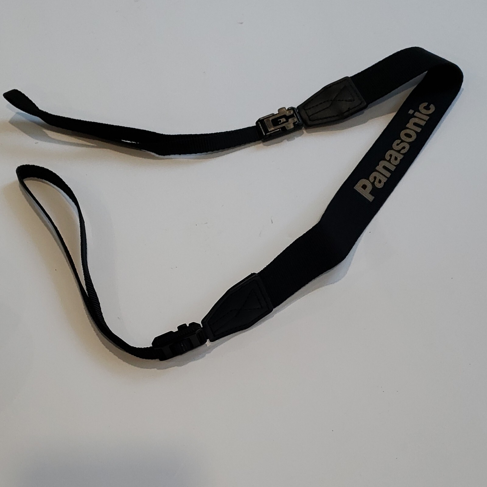Panasonic audio video camcorder camera equipment strap black woven fiber