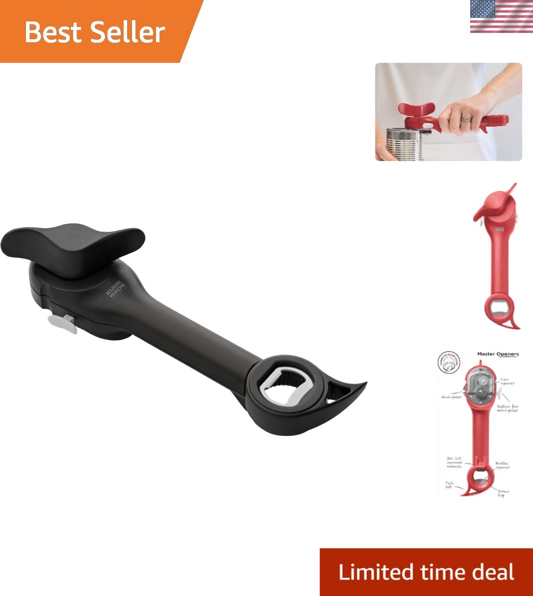 Effortless Auto Safety Master Opener: Convenient 9x2.75 Inch Multi-Opener