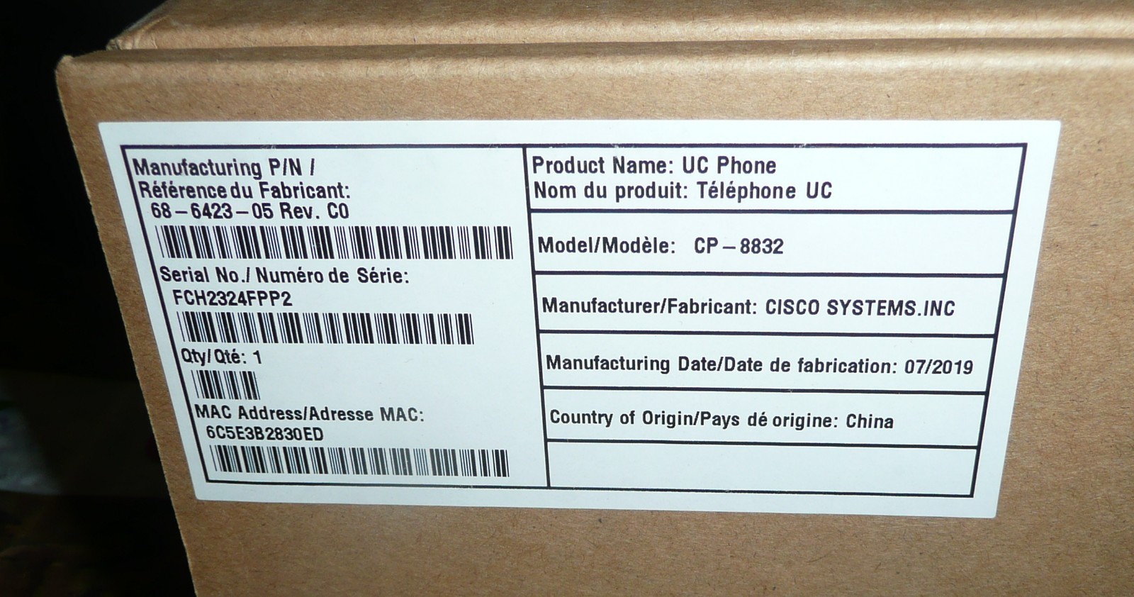 Cisco CP-8832 IP Conference Telephone CP-8832-K9 Network Phone - NEW