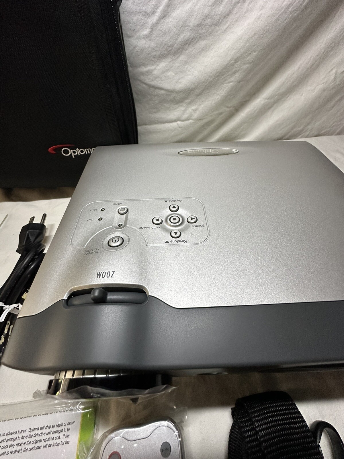Optoma EP745 Portable Projector w/ DLP Technology & Case TESTED, WORKING!!