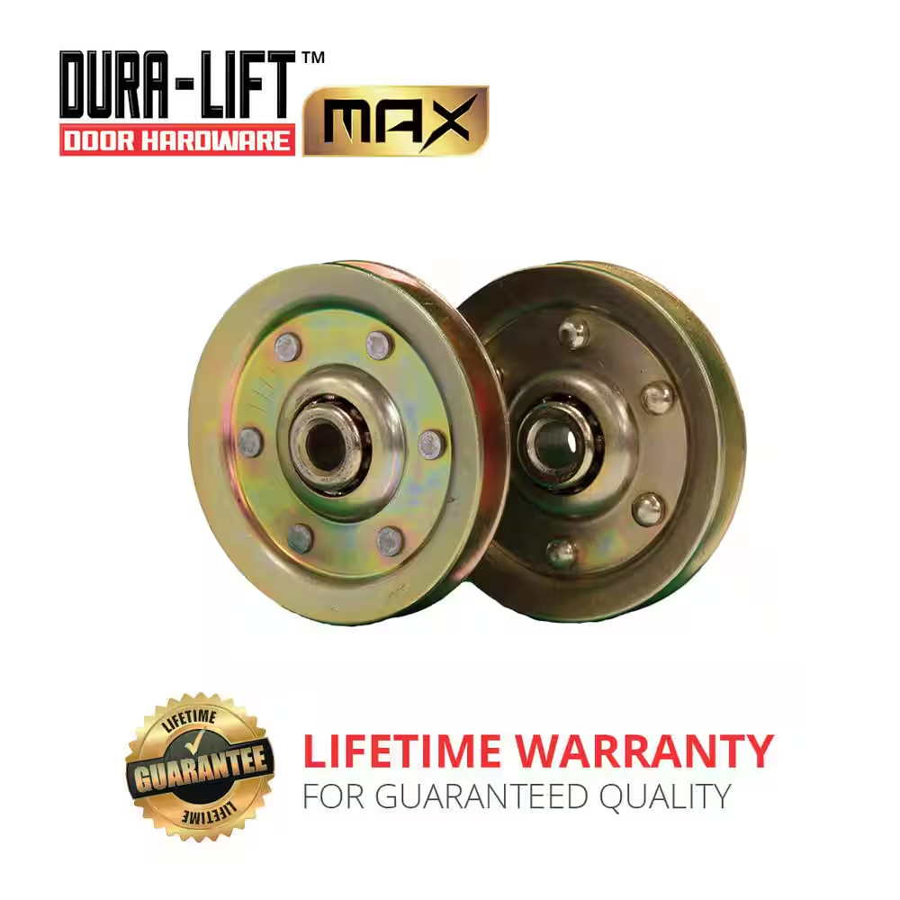 MAX Heavy Duty 3 In. Sectional Garage Pulley with Sheave (2-Pack)