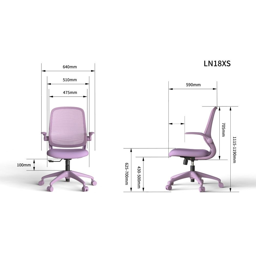 Modern Adjustable Flipping Armrest Ergonomic Executive Mesh Office Chair