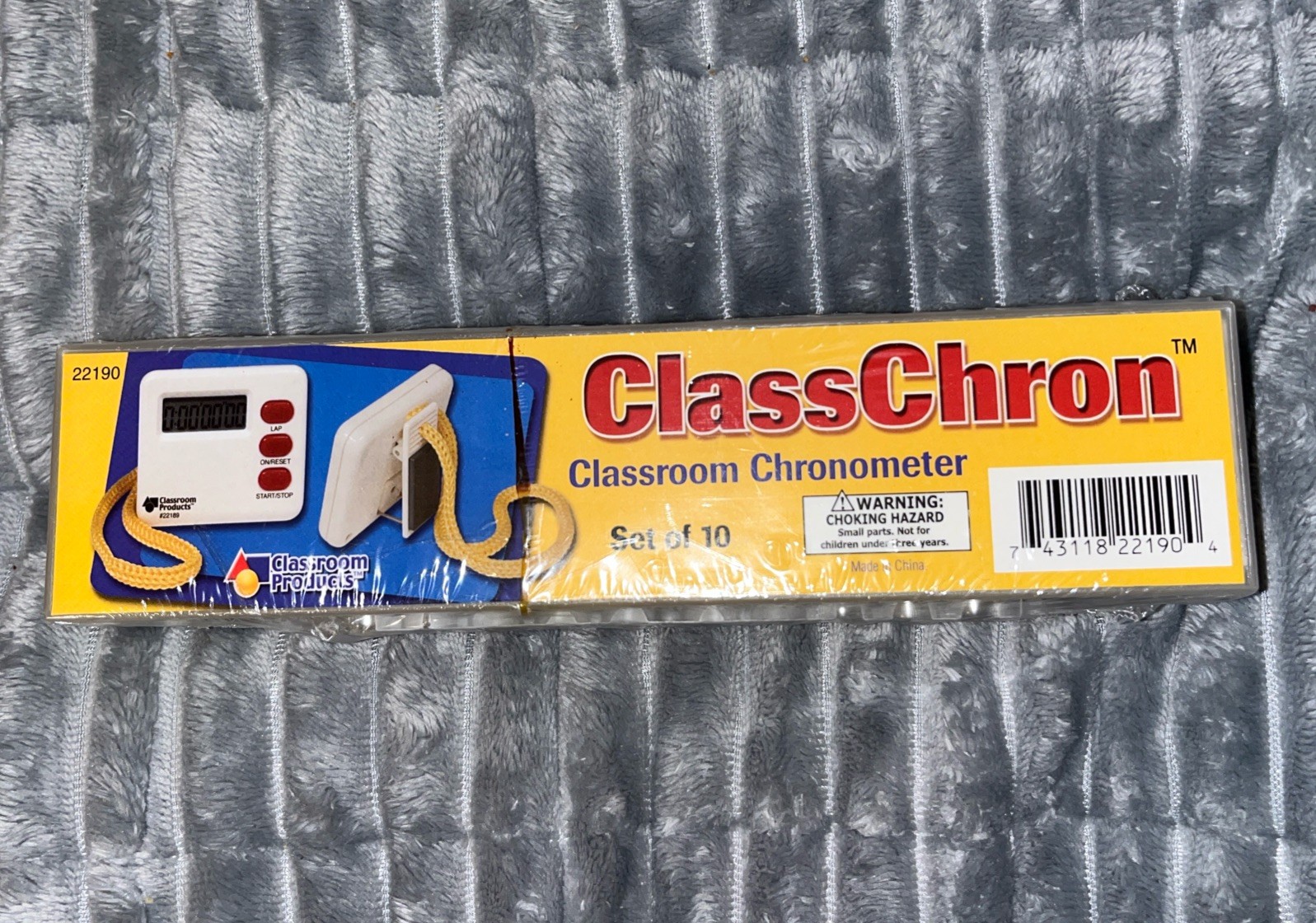 Classroom Products ClassChron Chronometer Student Timer 10 Pack Digital Sealed
