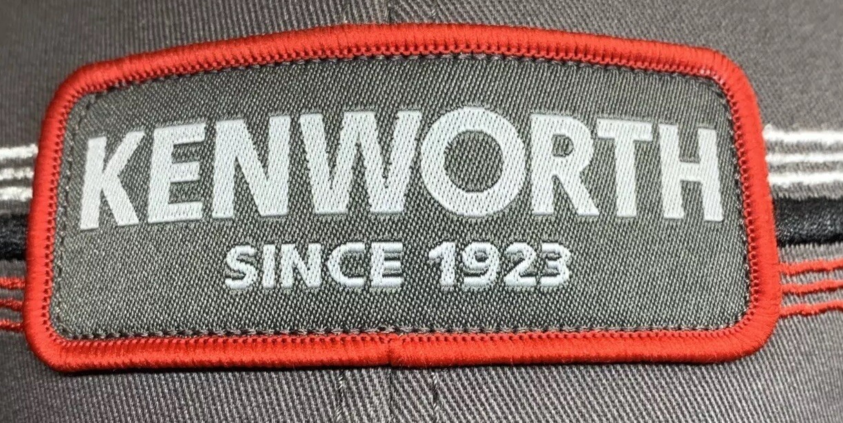 Kenworth Motors Trucks Since 1923 Gray Strapback Patch Hat Cap