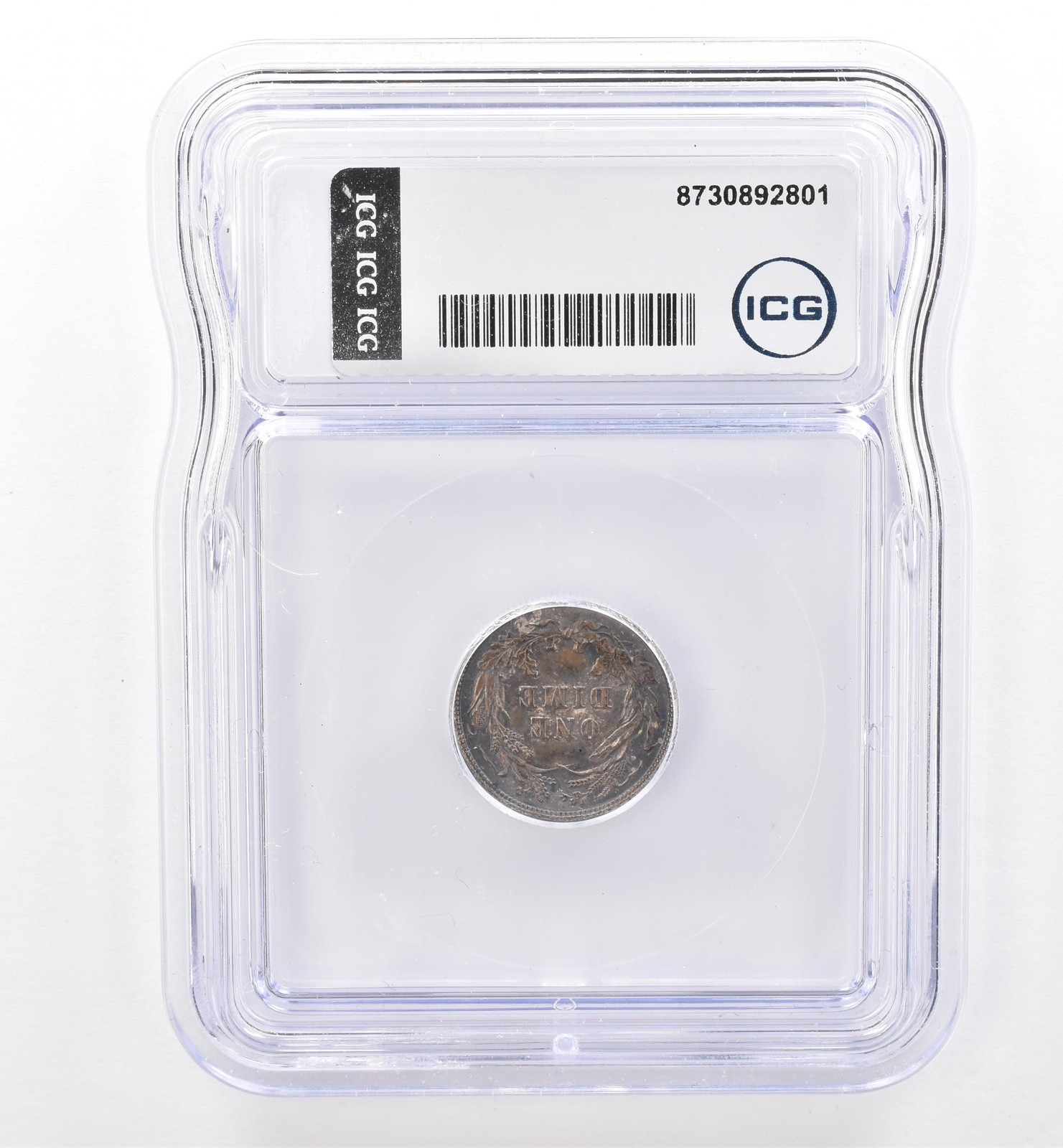 1892 Barber Dime MS63 ICG Beautiful Tone *7361