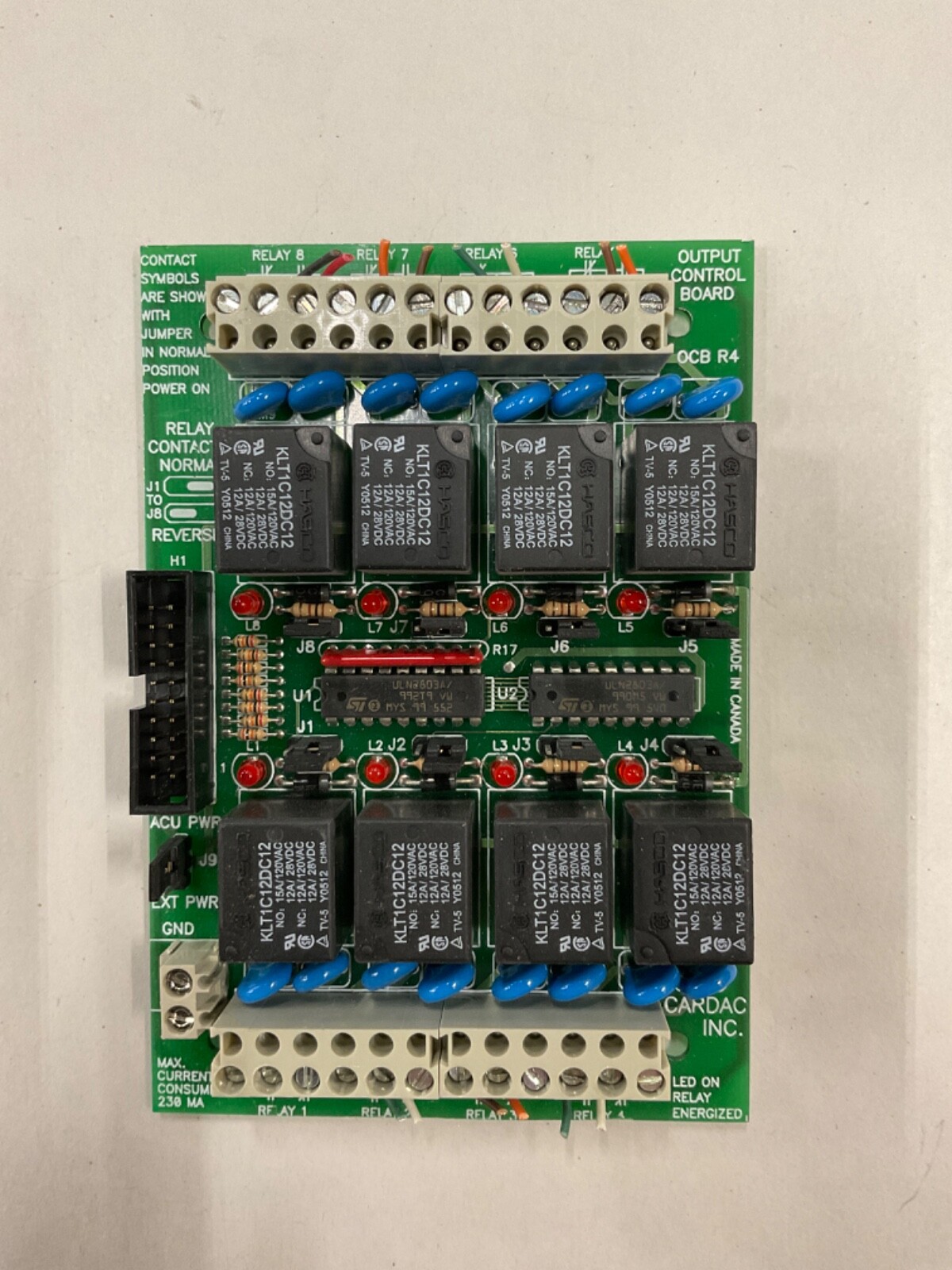 Keyscan Cardac Relay Output Control Board OCB R4