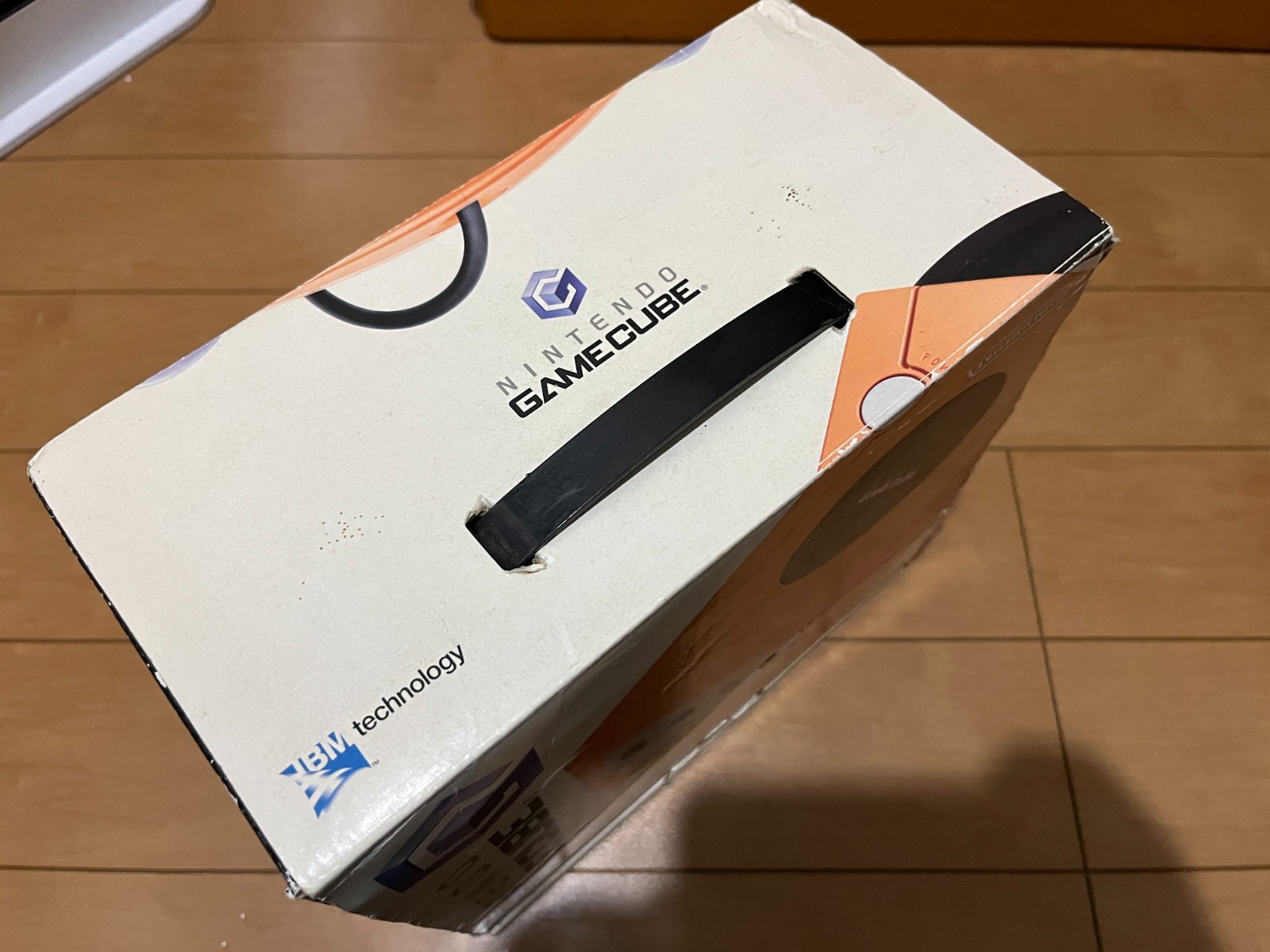 Nintendo GameCube Console & Controller Orange Color with BOX Japan 0320