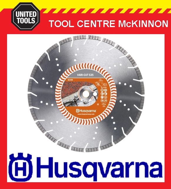 HUSQVARNA 14” / 350mm VARI-CUT S35 TURBO DIAMOND BLADE FOR REINFORCED CONCRETE