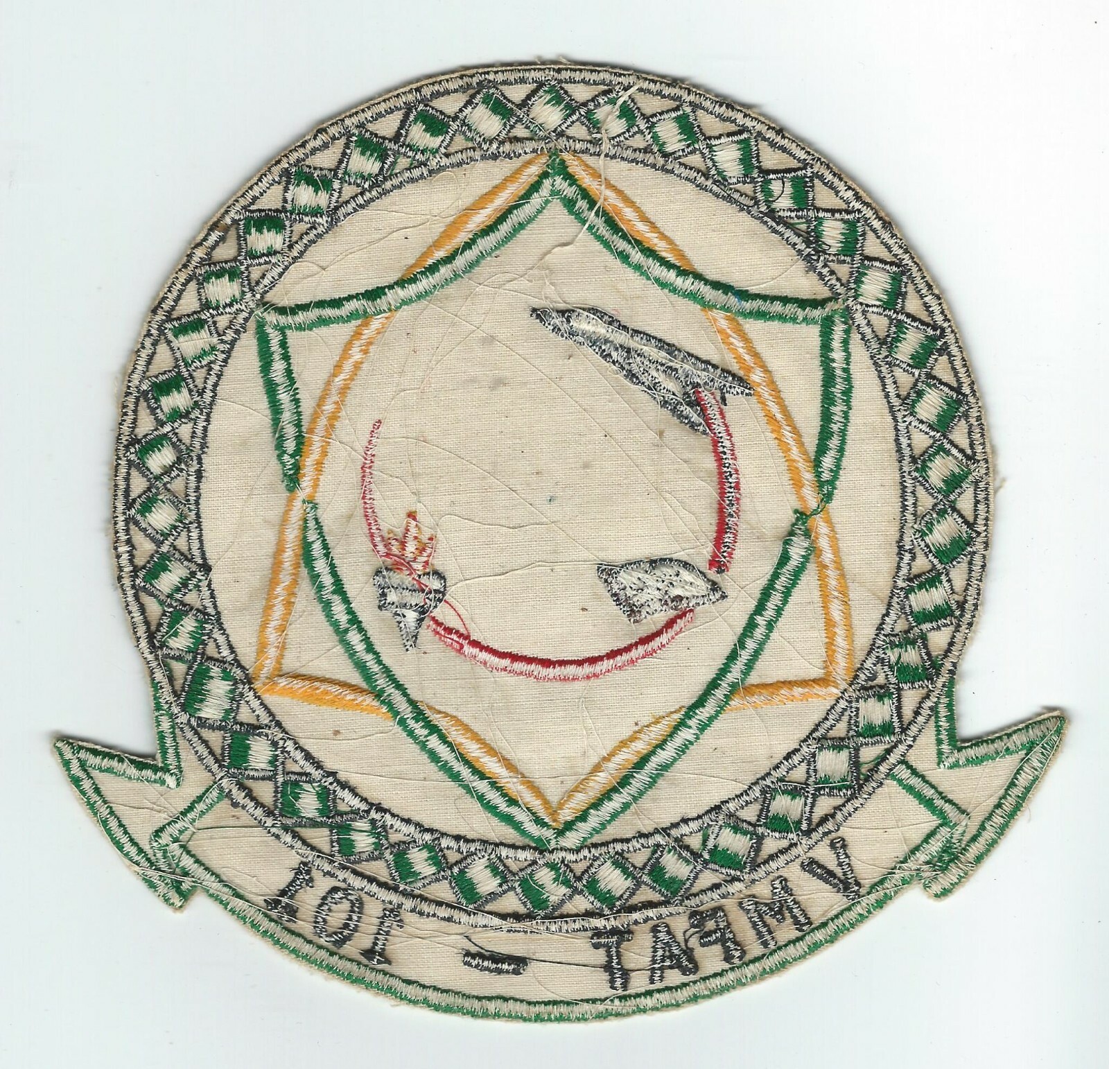 60's-70's VMFAT-101 1st VERSION (6 INCH JAPANESE MADE) patch