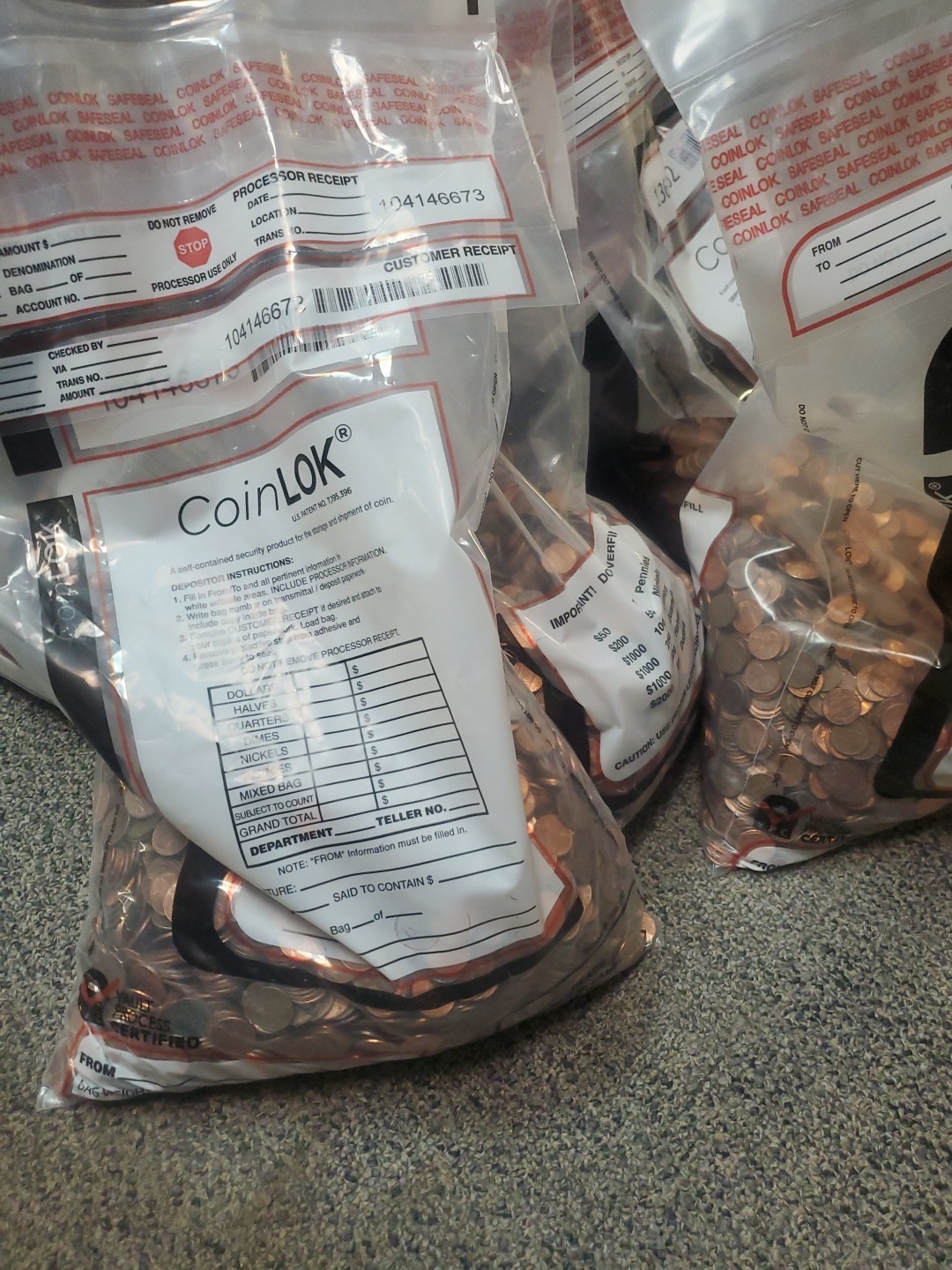 600 US Pennies.  Equal To 12   Rolls of Circulated Zinc Lincoln Cents