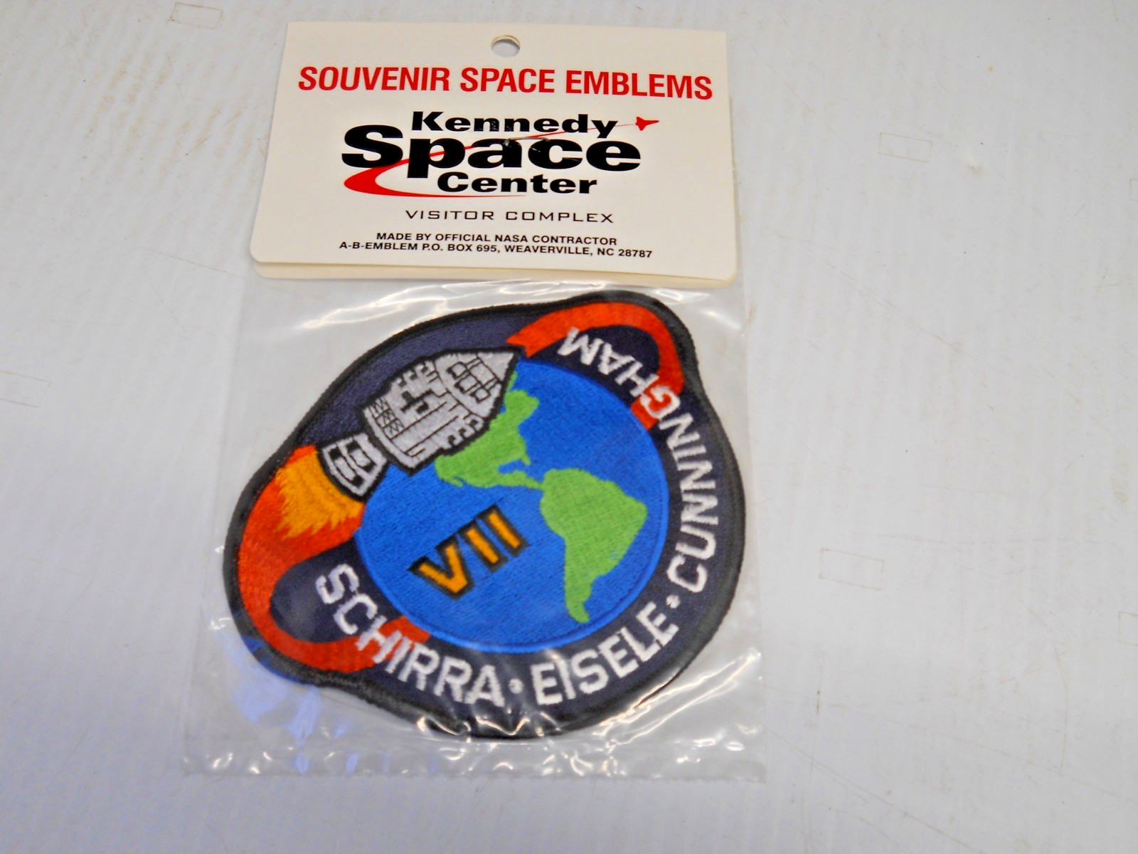 NASA Space Shuttle Mission Embroidered Patch Apollo 7 4"