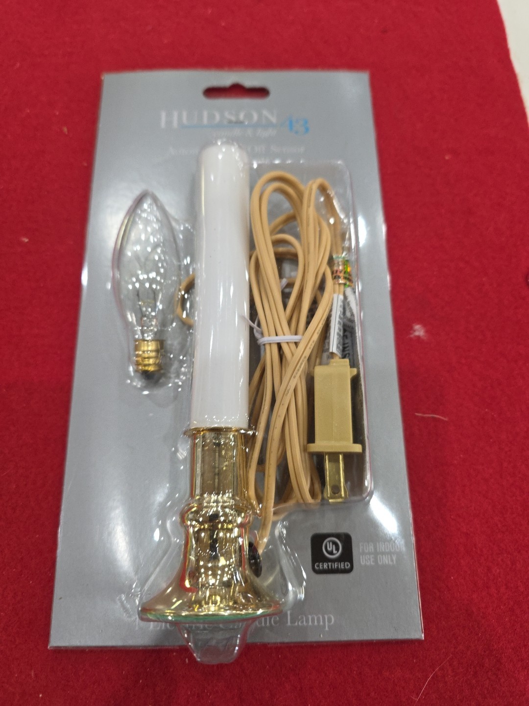 Lot Of 4 Brand New Hudson Electric Candle And Light On Off Sensor Indoor Use