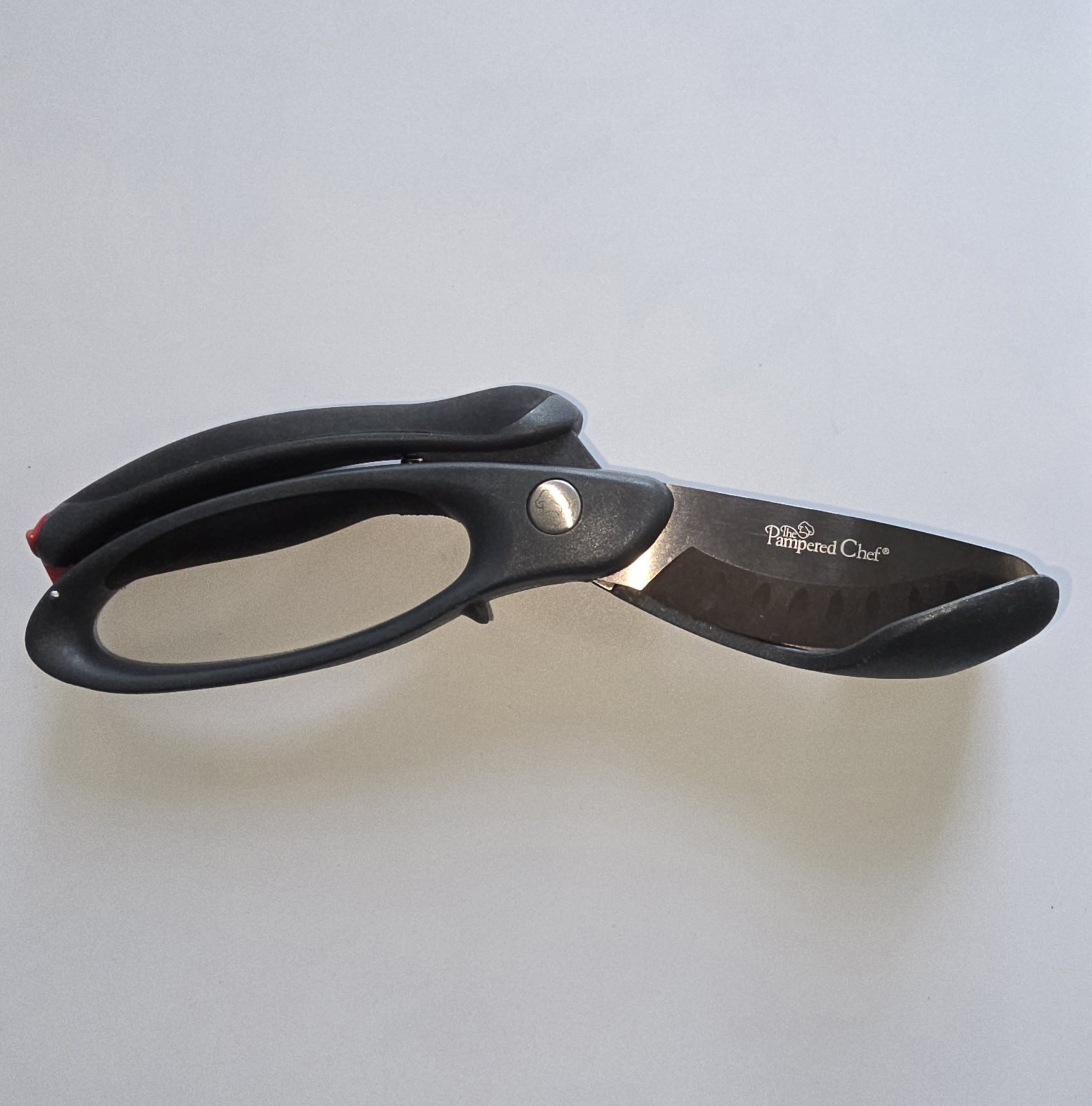 Pampered Chef Salad Chopper SCISSORS #2582 DOUBLE BLADE Herb Cutting Shears