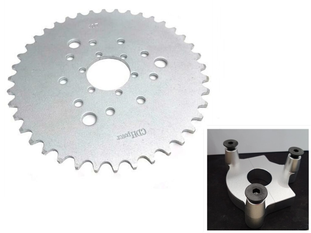CDH Multifunctional 40T Sprocket and Hub Adapter 1.25" for 2 stroke engine kit