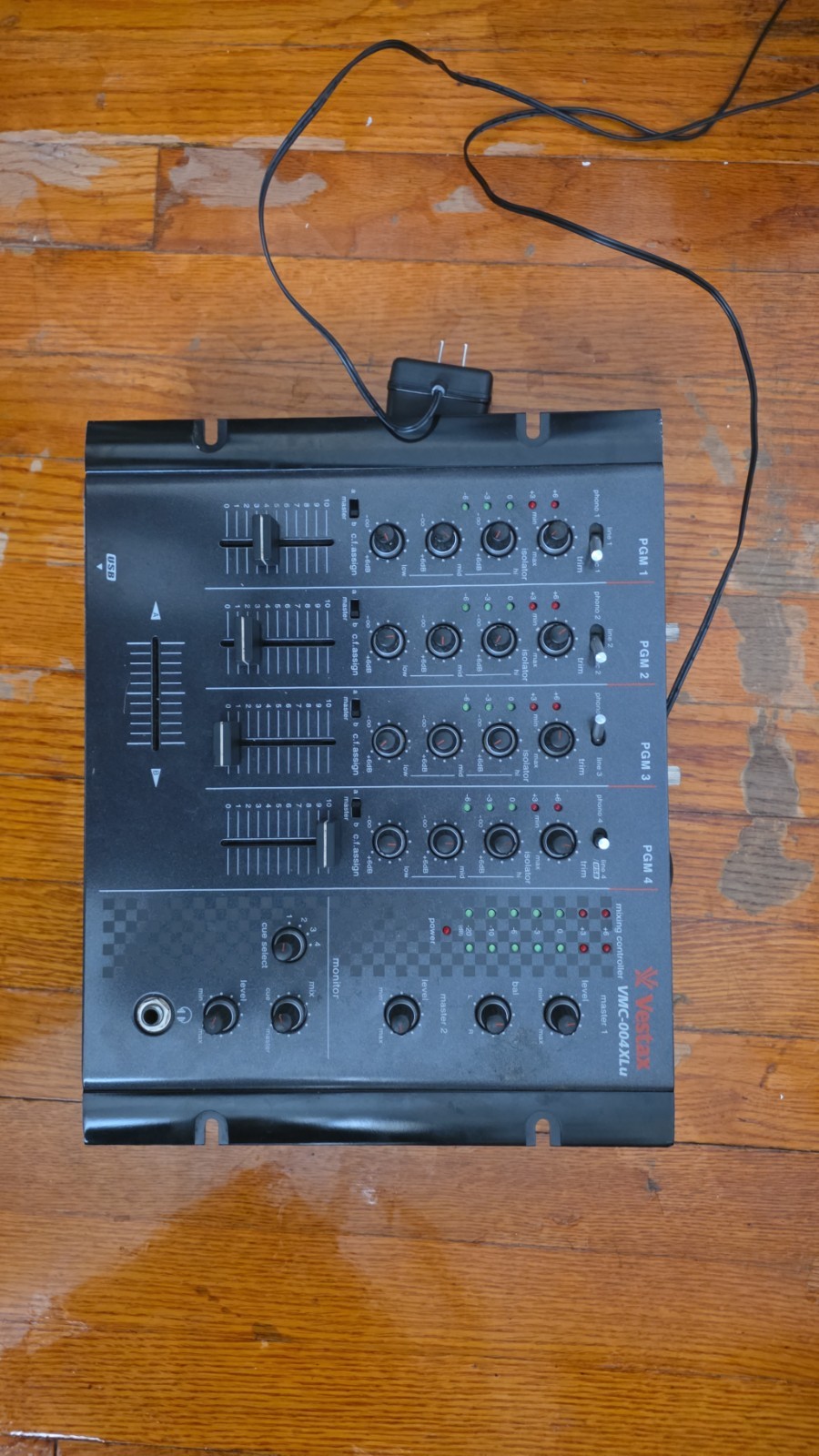 VESTAX VMC-004XLu mixer TUB-1 DJ mixer