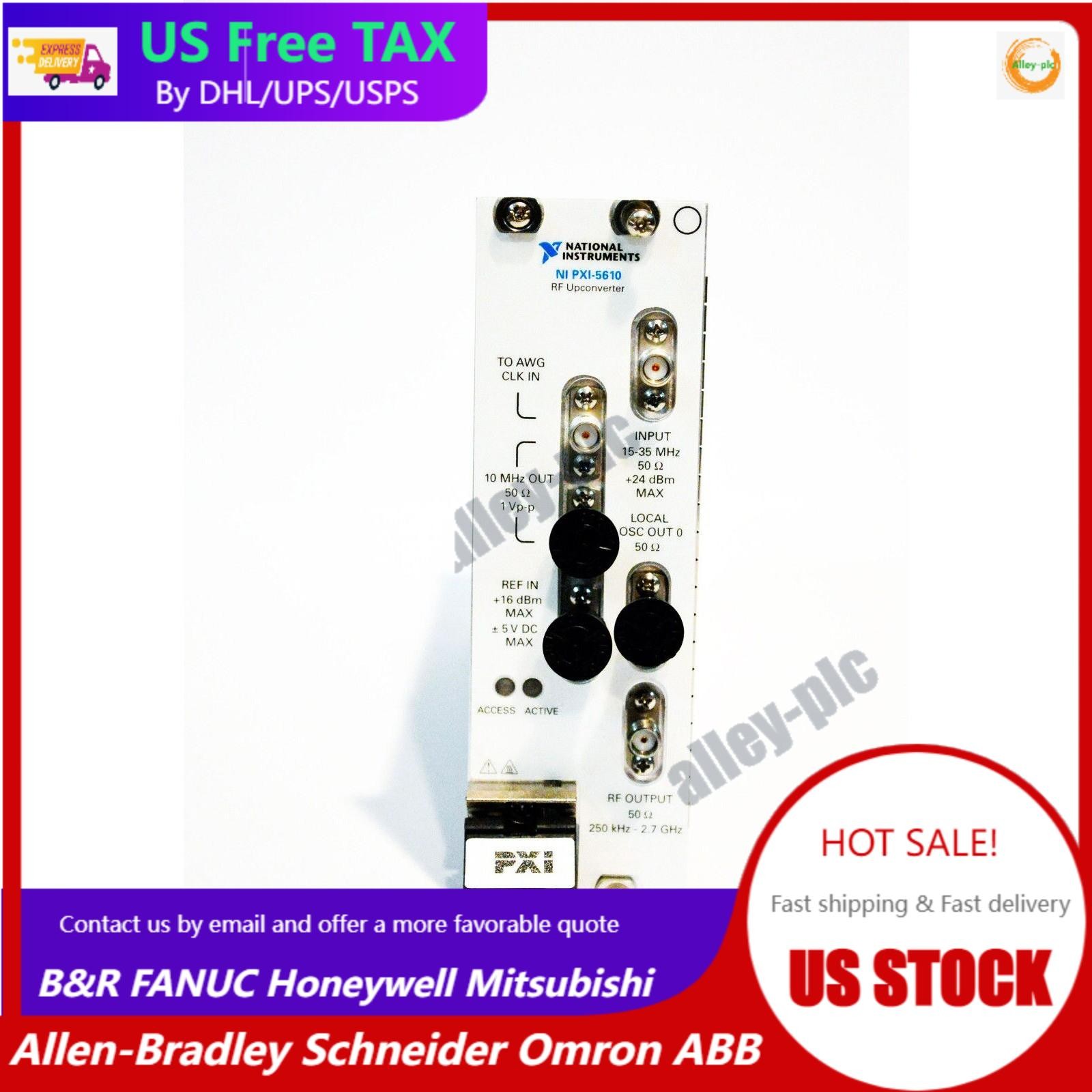 US Free TAX NEW NI PXI-5610 PXI 5610 2.7 GHz RF Upconverter.