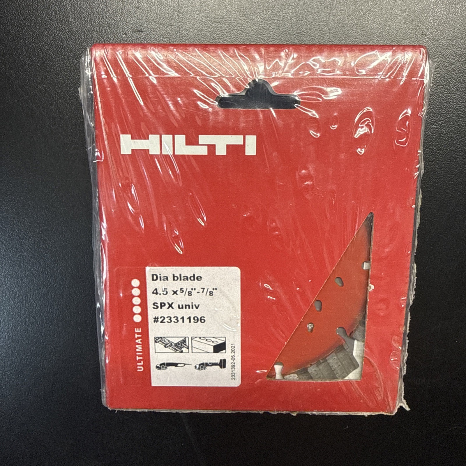 HILTI DIA BLADE 4.5”X5/8"-7/8" SPX UNIVERSAL  2331196 #z