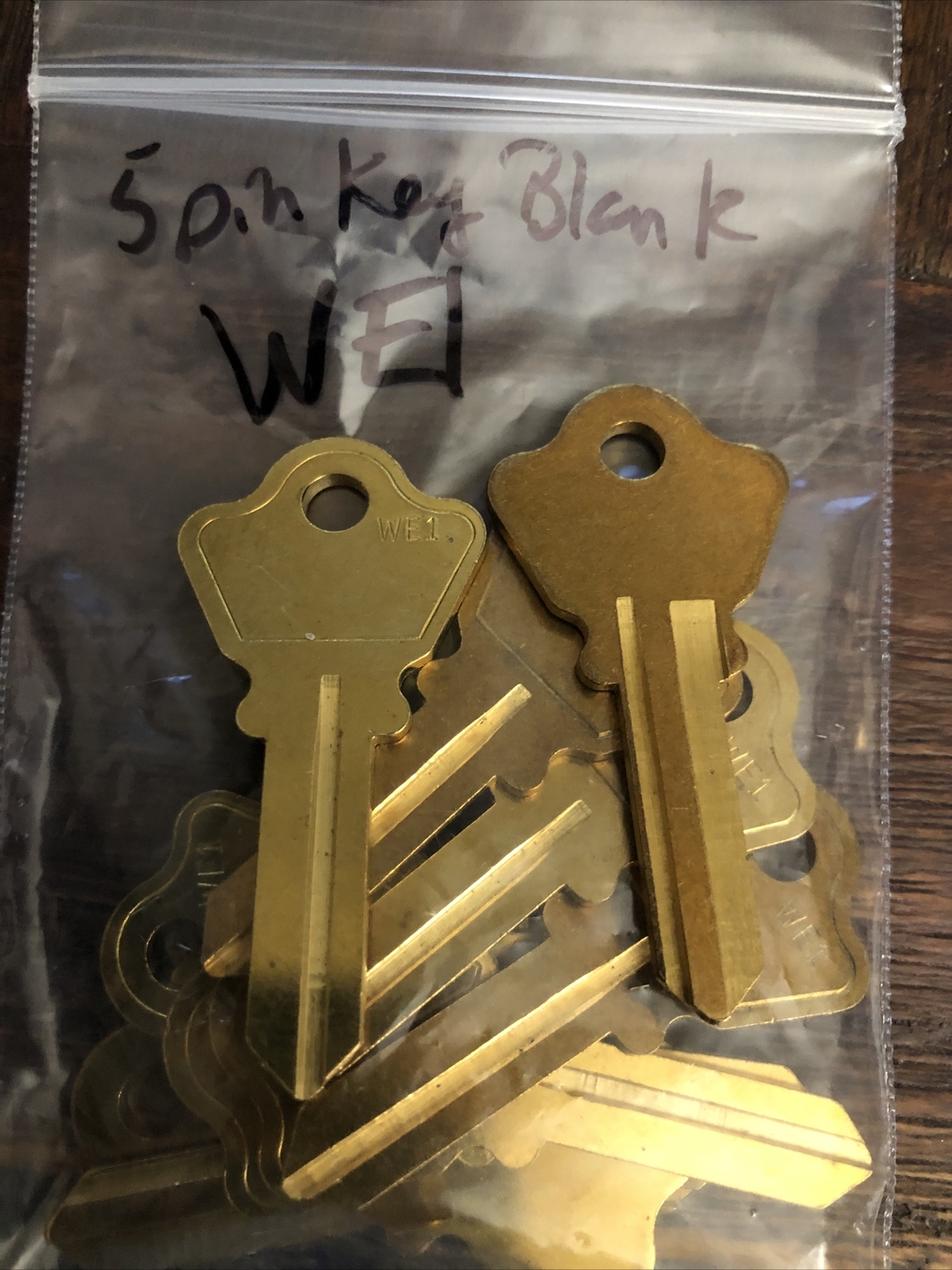 WE1 uncut key blanks. 10 pack For: Welch/Weiser/ Acorn/ Hilok/Vimcar/President