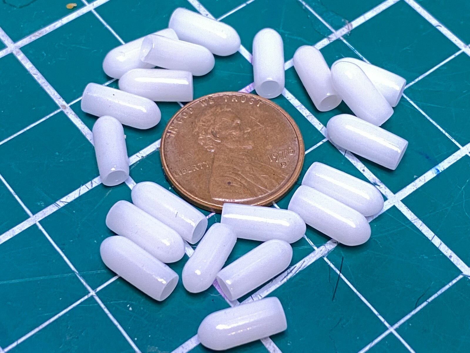 10 Pieces White sleeve cap for 6mm rubber tube cap cover silicone switch E1