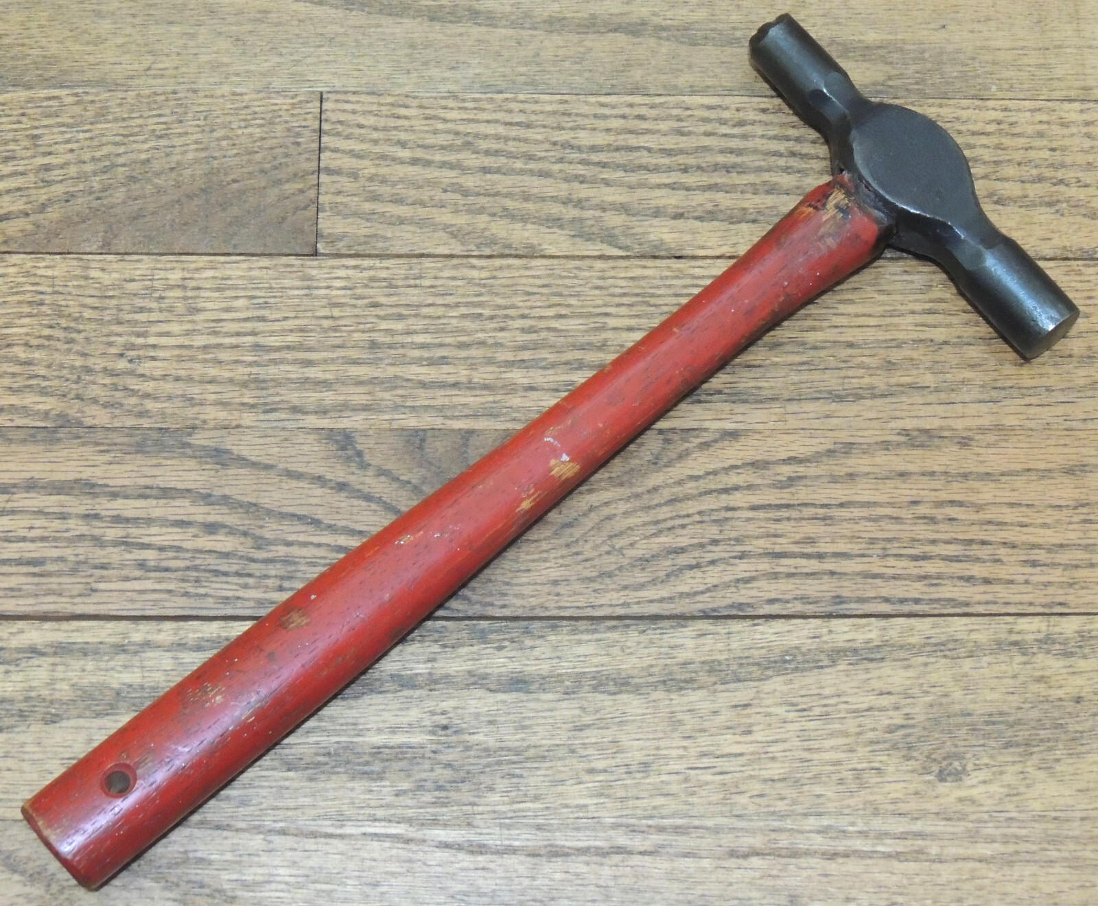 HAND FORGED CLOVER LEAF MARKING HAMMER-BLACKSMITH MADE-ANTIQUE TOOL