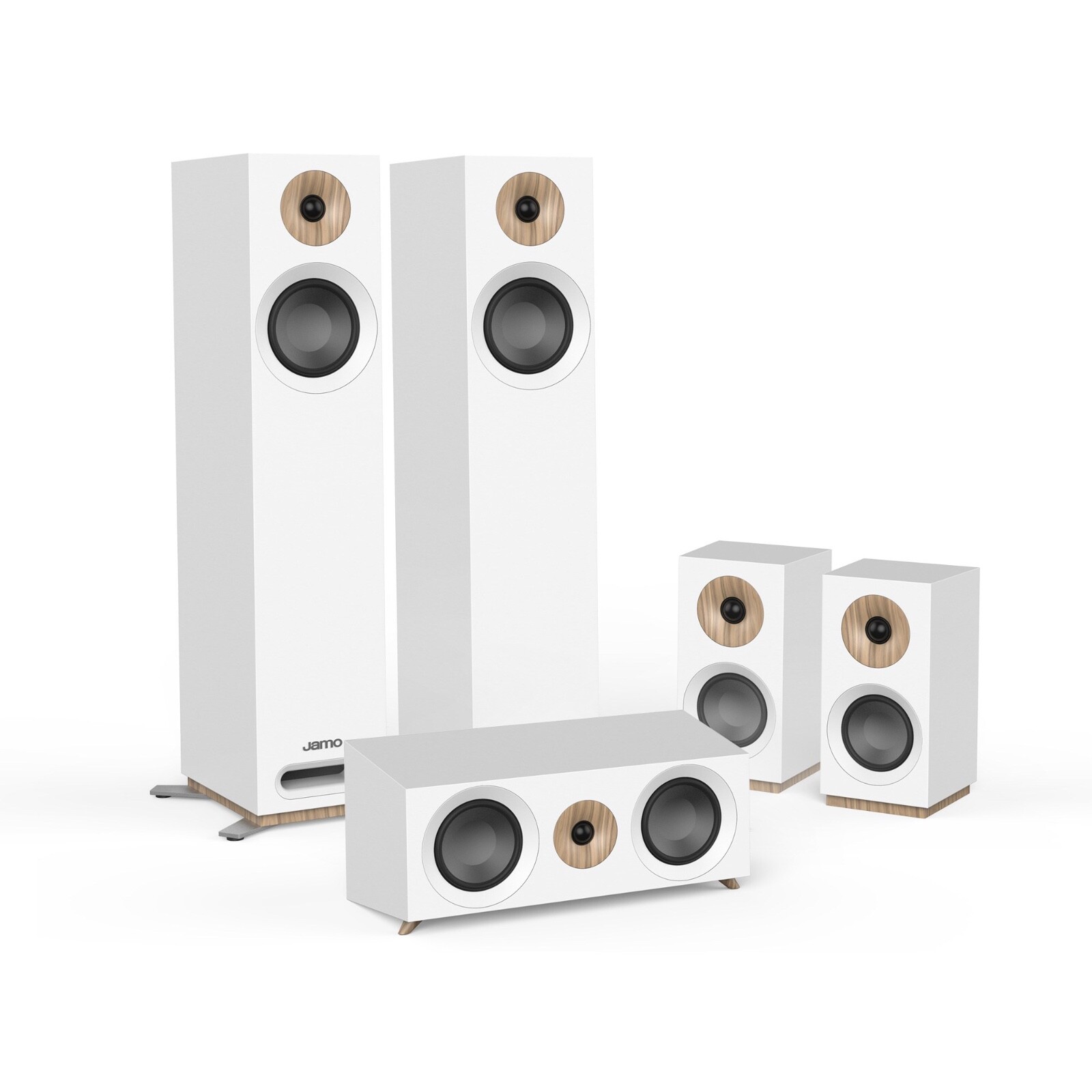 Jamo S 805 HCS HOME CINEMA SYSTEM White NEW