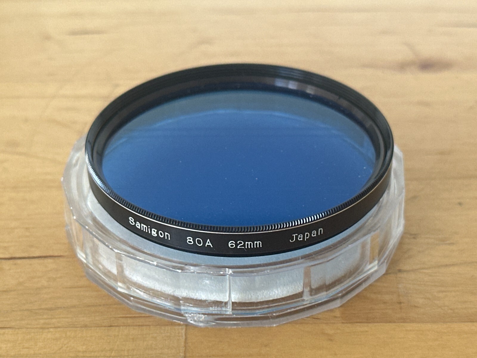 Samigon 80A 62mm Lens Filter Blue made in Japan