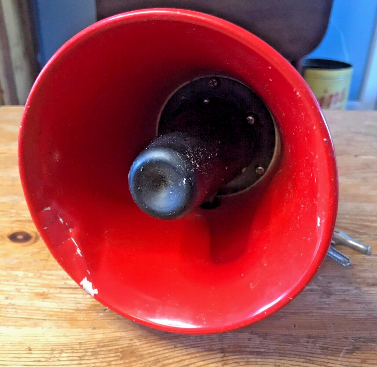 Lafayette Horn Speaker Model 99-4508 Red PA Public Address Broadcast 5W Max 8W