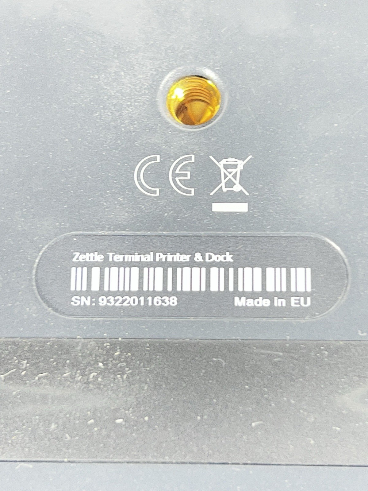 POS Zettle Terminal Printer & Dock Only In Original Box Black