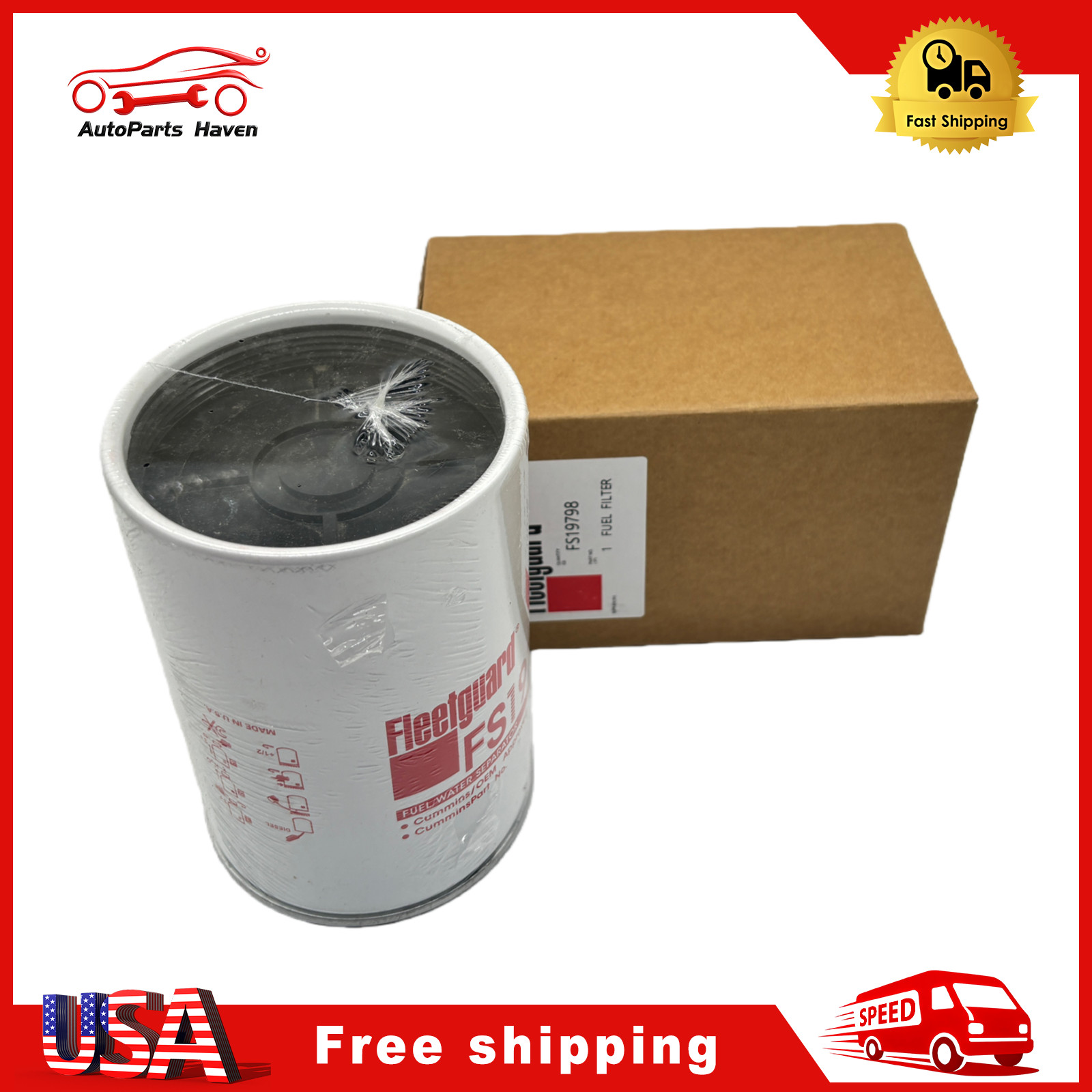 Water Separator FS19798 for Fleetguard Fuel