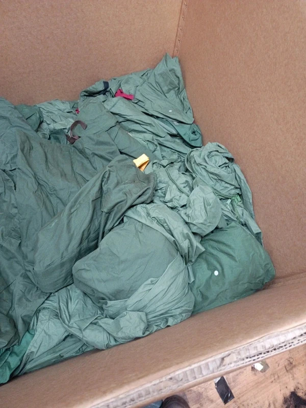 Job lot of British Military 8 Green Lightweight Modular Sleeping Bag Liners