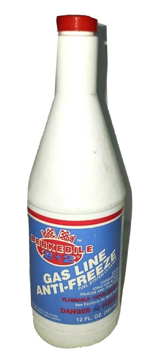 Berkebile Gasline Anti-Freeze 12 fl oz. NOS