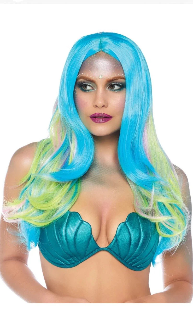 Leg Avenue Mystic Hue Long Wig, Multicolor, One Size MULTI-O/S