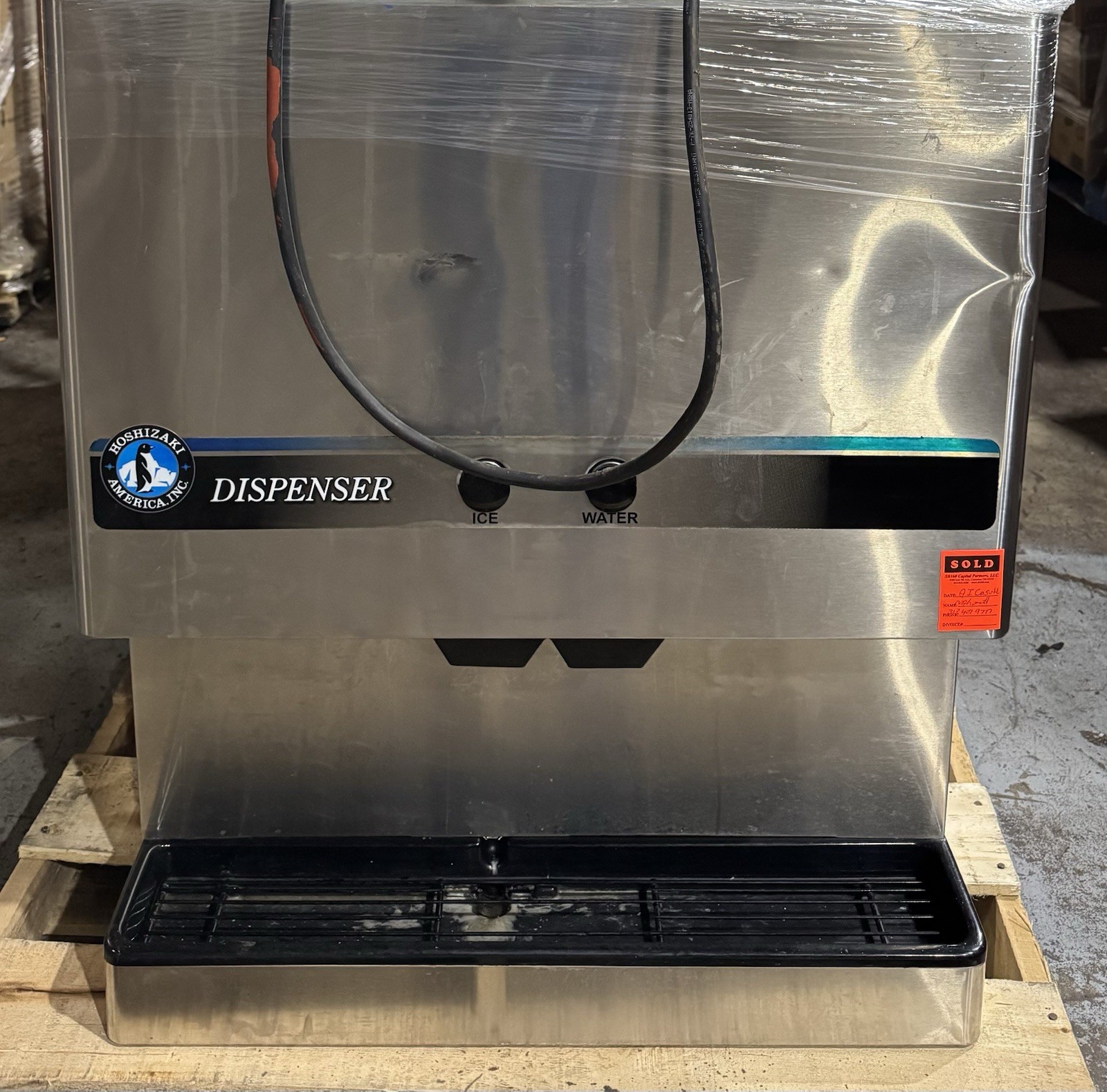 Hoshizaki DM-200B Ice Dispenser Countertop Crescent Ice & Water Dispenser