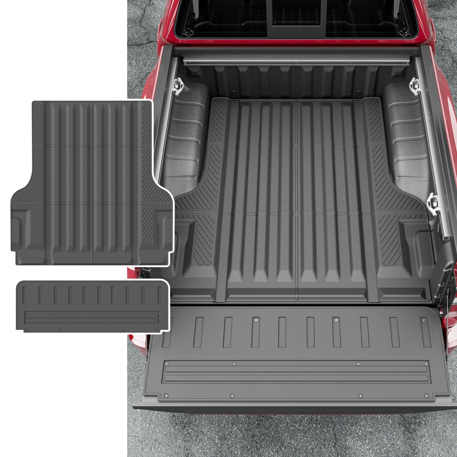 For 2022-2026 Nissan Frontier Truck Mat 5FT Truck Bed Mat Tailgate Liner