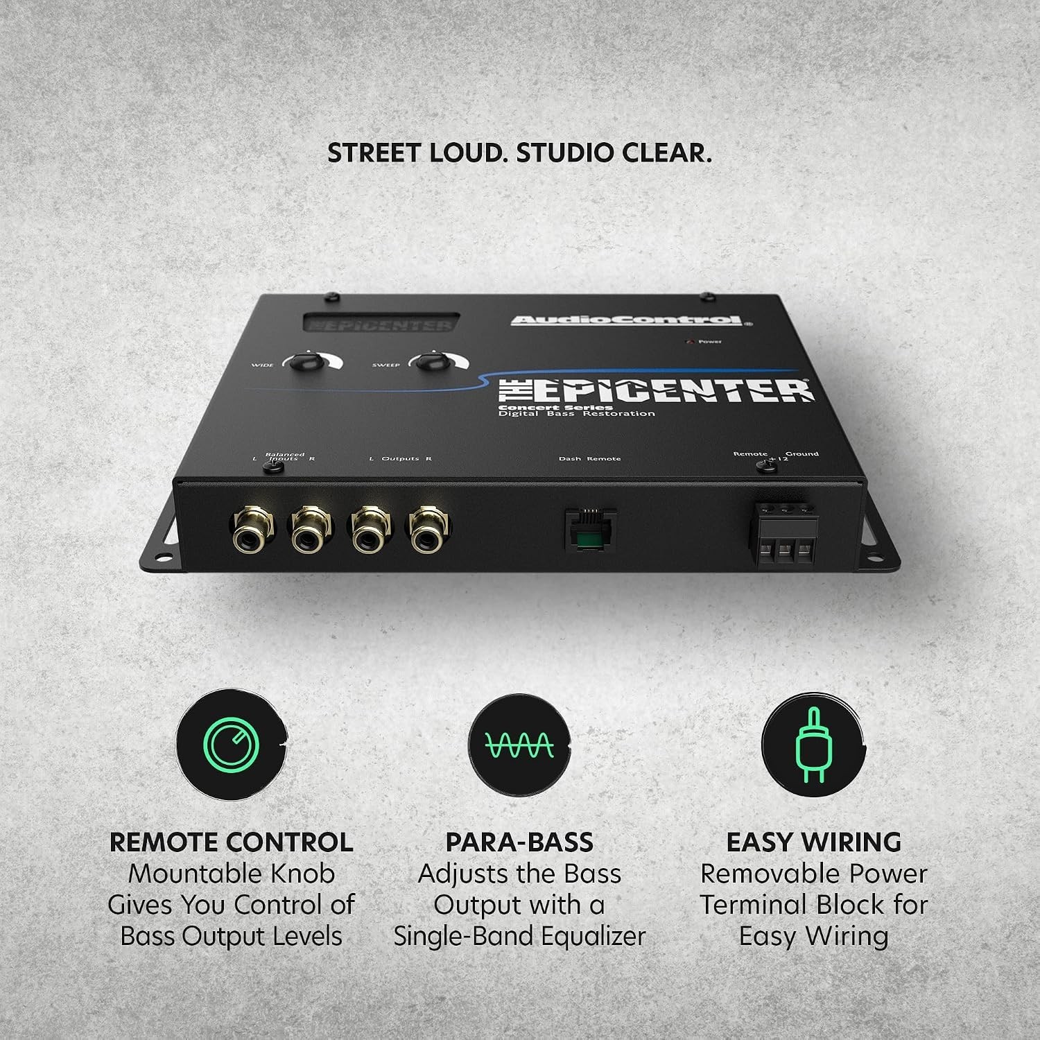 Car Audio Bass Booster EpICENTER Digital Processor Remote Control Equalizer