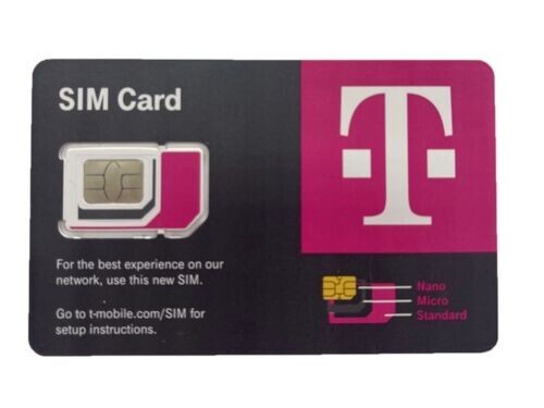 LOT of 10 T-MOBILE Triple SIM  Card "3 in 1"  NANO, MICRO, STANDARD  4G 5G LTE