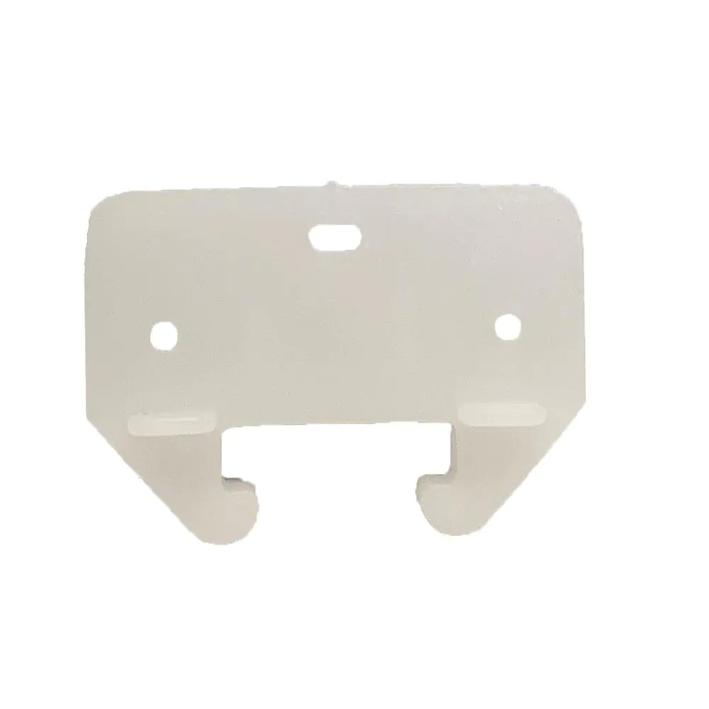 1.6 In. White Plastic Drawer Track Guide (2-Pack)