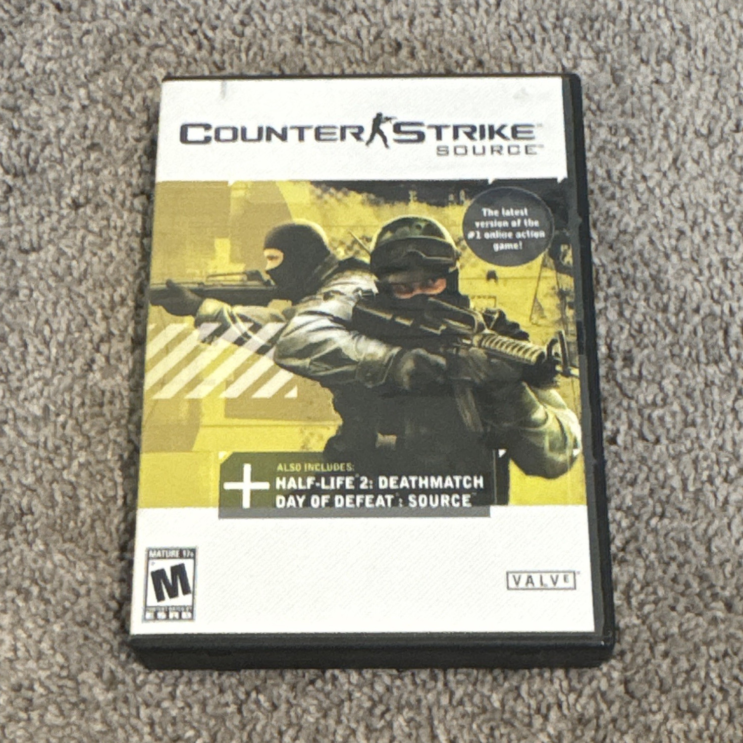 Valve Counter-Strike: Source PC Video Game 4-Disc CD Set w/ Case & Manual
