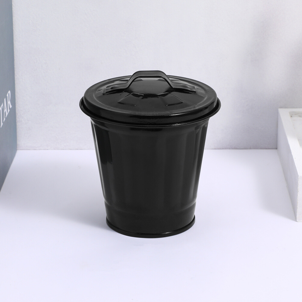 Doggie Poop Trash Can Outdoor Garbage Practical Waste Bin Office