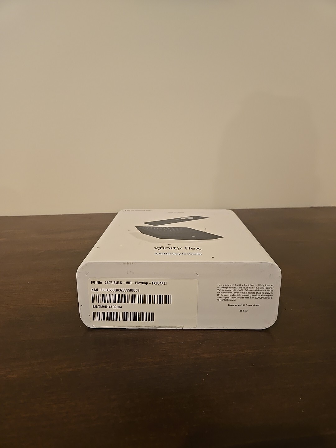 Xfinity Flex TV Stream Box Streaming 4K with Remote Control Brand NEW SEALED