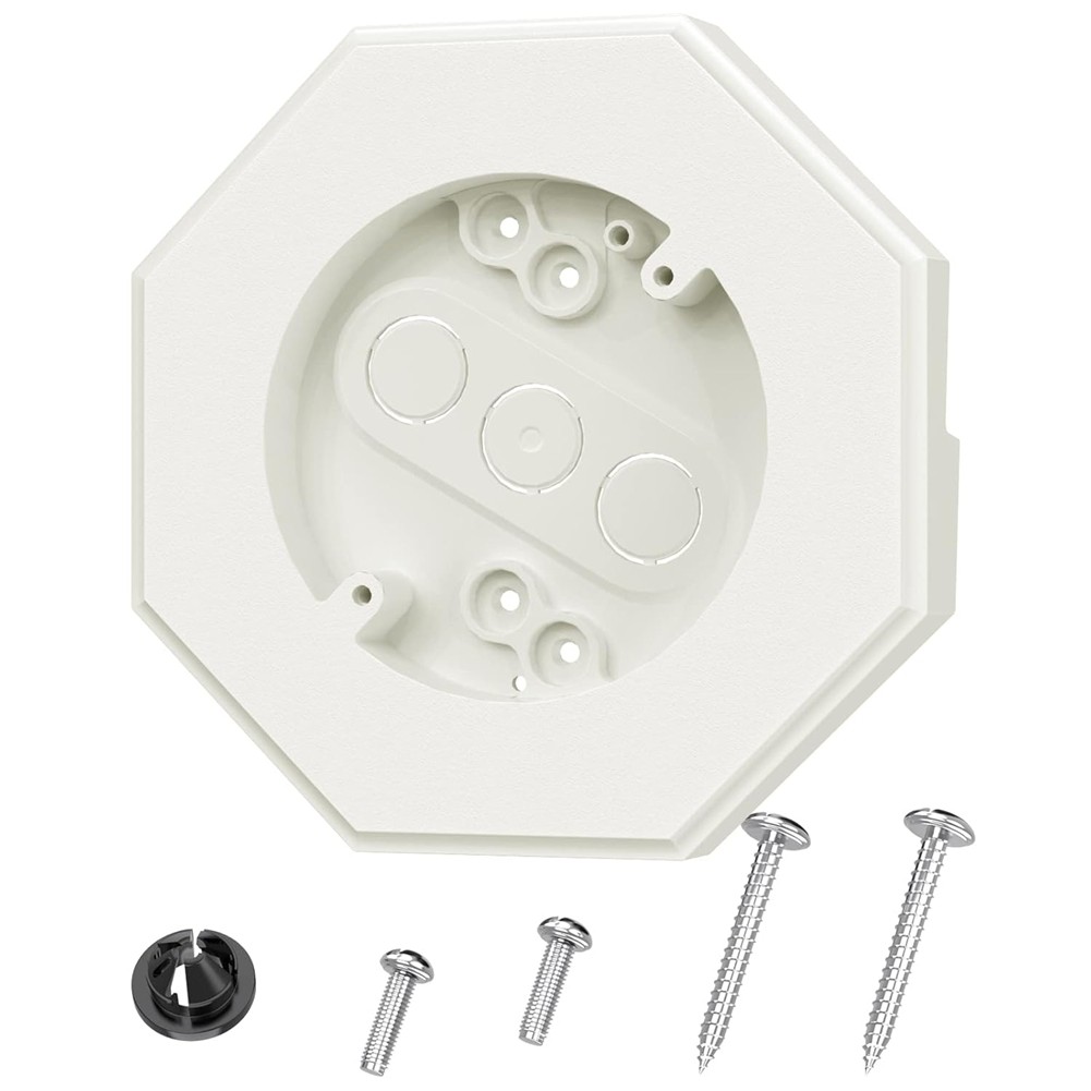 Octagon Siding Mounting Kit, 8141 Vertical Siding Lamps Mounting Plate6933