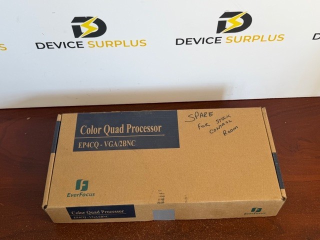 Everfocus EP4CQ-VGA/2BNC Color Quad Processor 4 Channel New