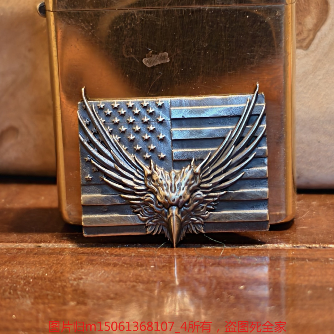 Brass Eagle Decal Kerosene Lighter Decal Lighter not included