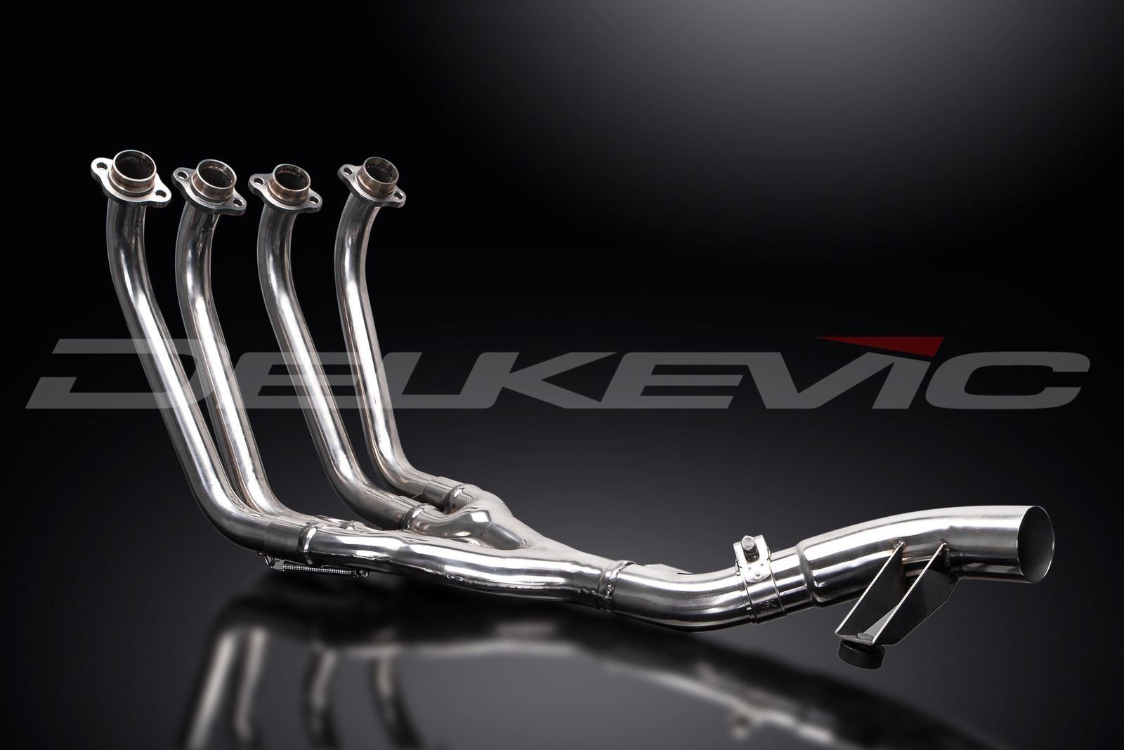 Delkevic Stainless 4-1 Header Set - Yamaha XJ600 SECA II 92-98 Manifold